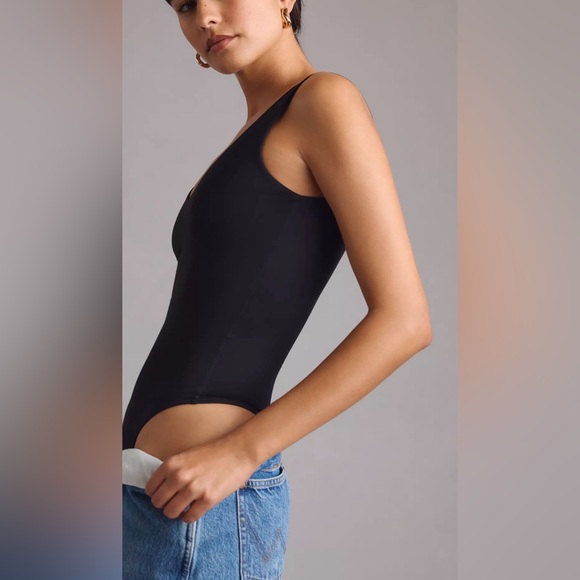 Anthropologie Tops - NWOT Anthropologie Valentina Sleeveless Bodysuit with Back Cut Outs